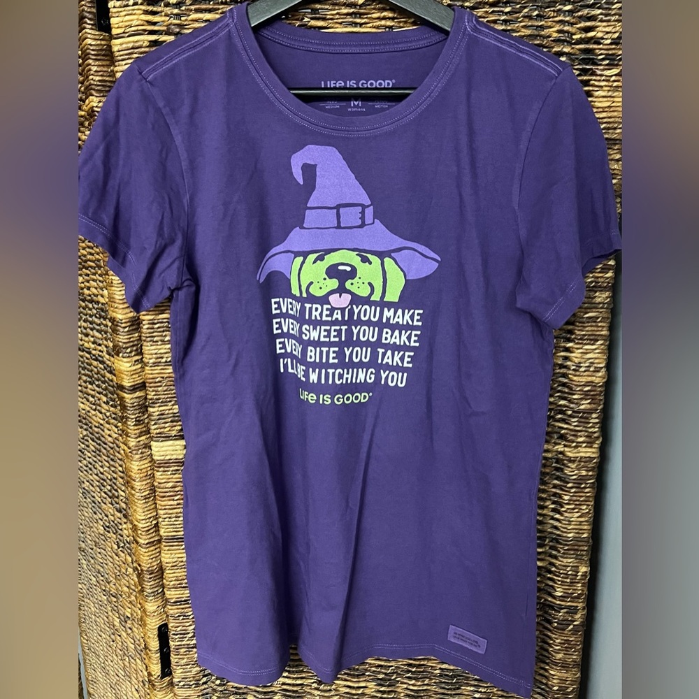Life Is Good, Crusher, Purple, Size: Medium, Womens, New with tags, Witching